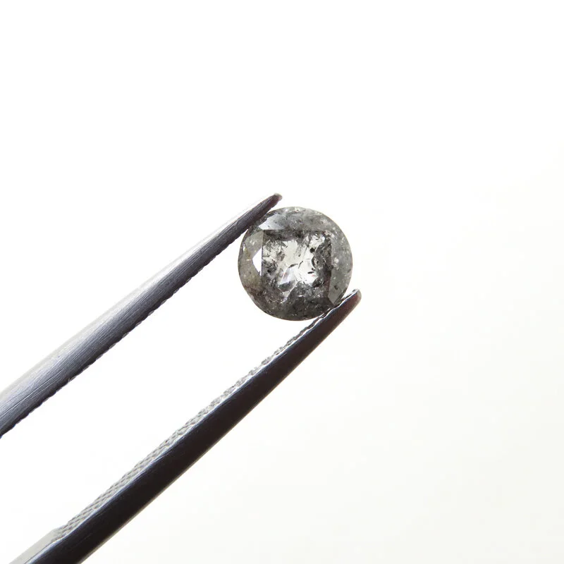 close up dark grey diamond
