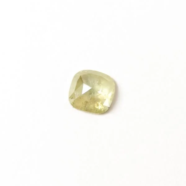 unusual yellow cushion cut diamond