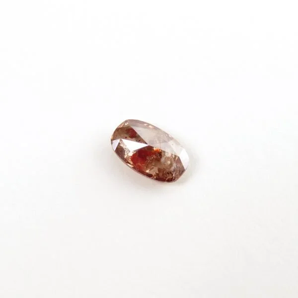 reddish brown cushion cut diamond