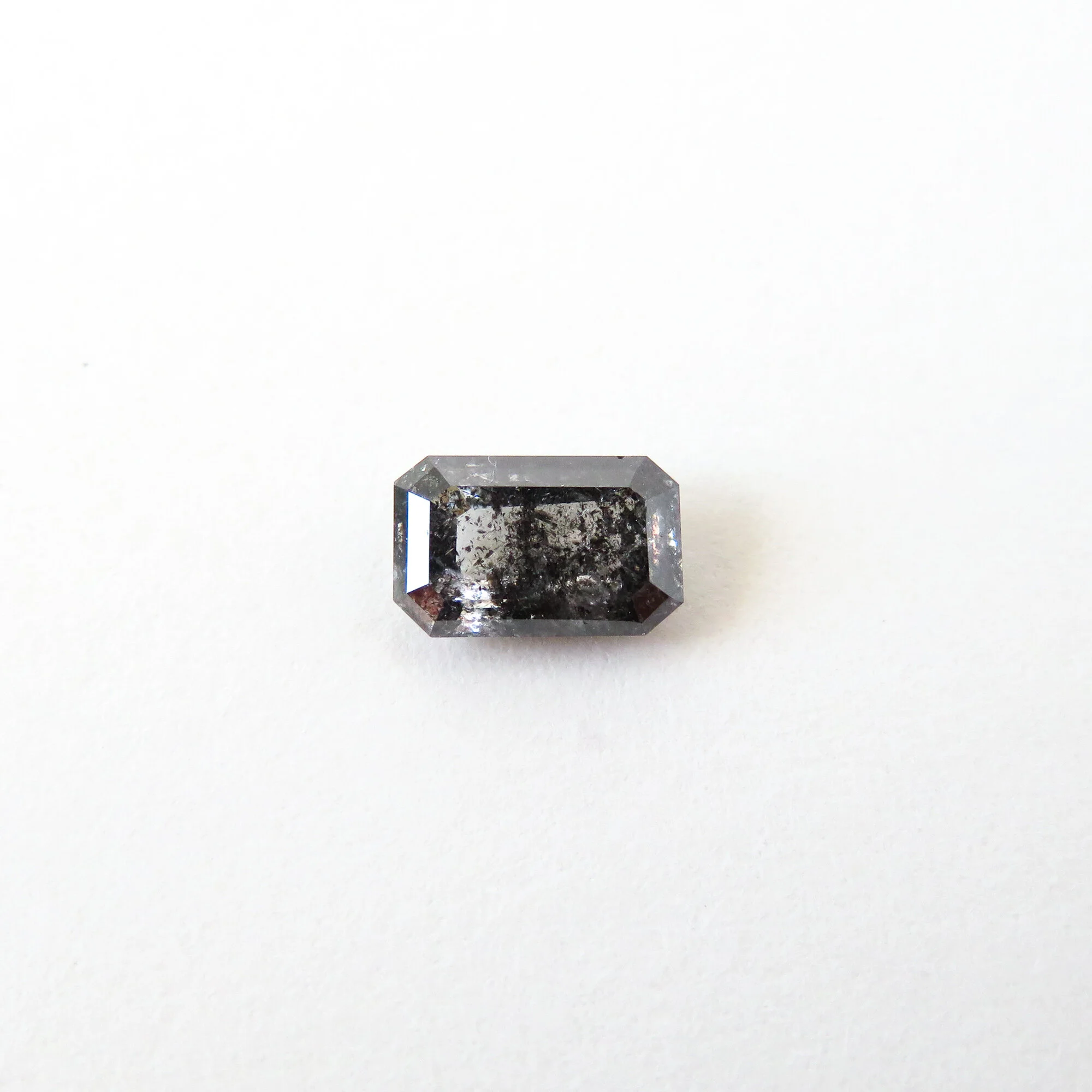 grey emerald cut diamond to buy