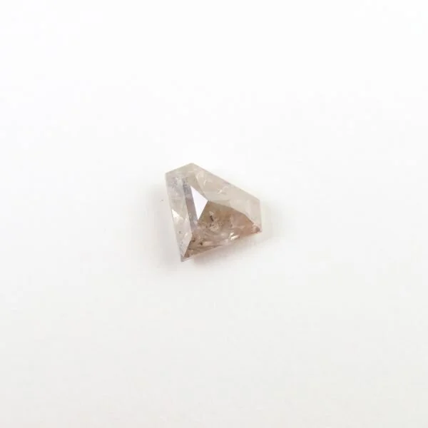 light grey salt and pepper pentagon diamond shape