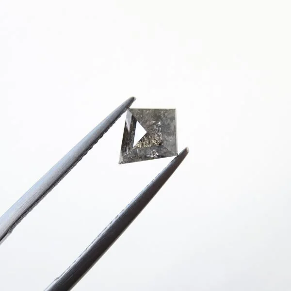 kite shaped diamond engagement ring