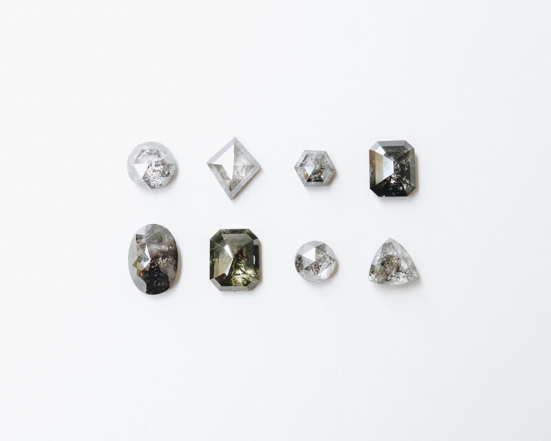 loose salt and pepper diamond for sale