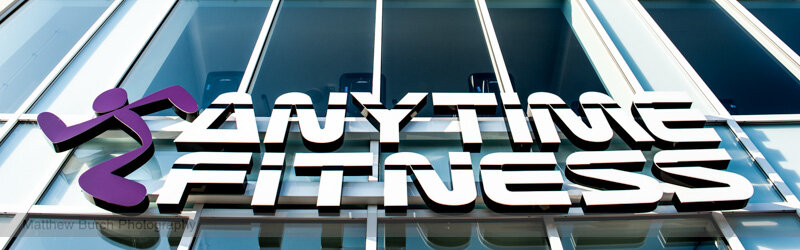 Photographing Anytime Fitness Farnham for their own photos!