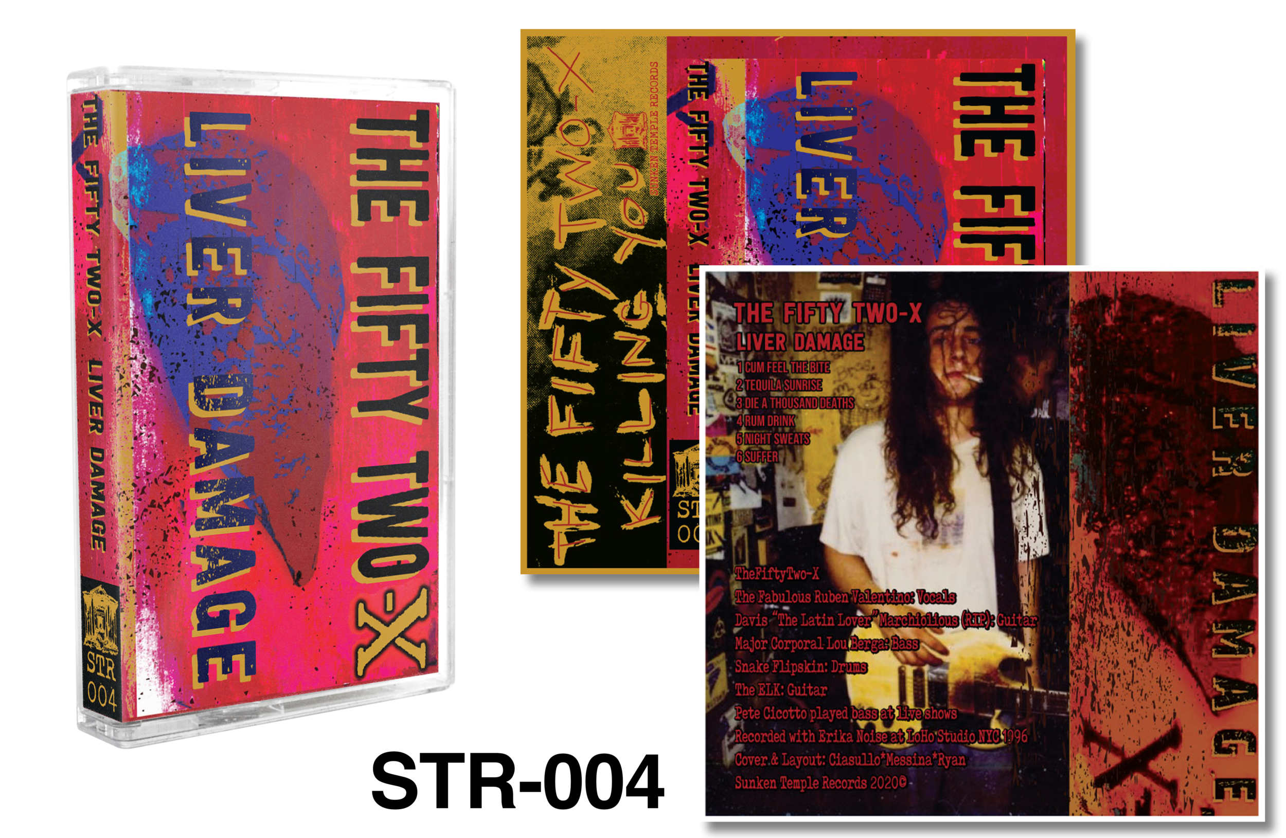 STR-004 Cassette Layout and DesignArtwork created and arranged by me.