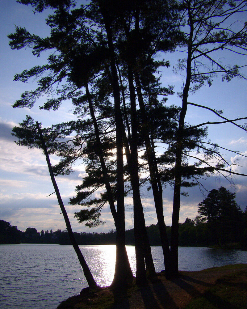 Sunset at Beaverdam Lake