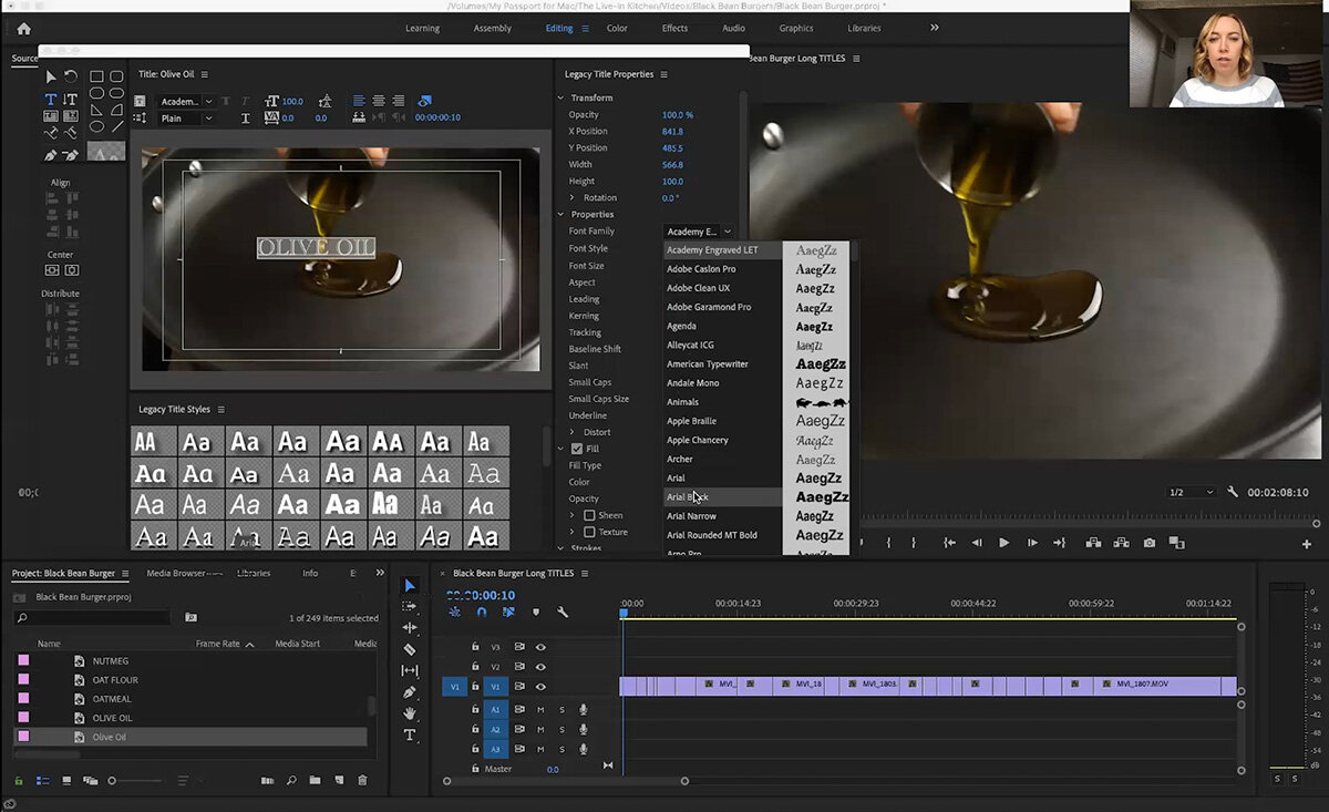 How to Create Titles In Premiere Pro for Recipe Videos — Wild Flour Media