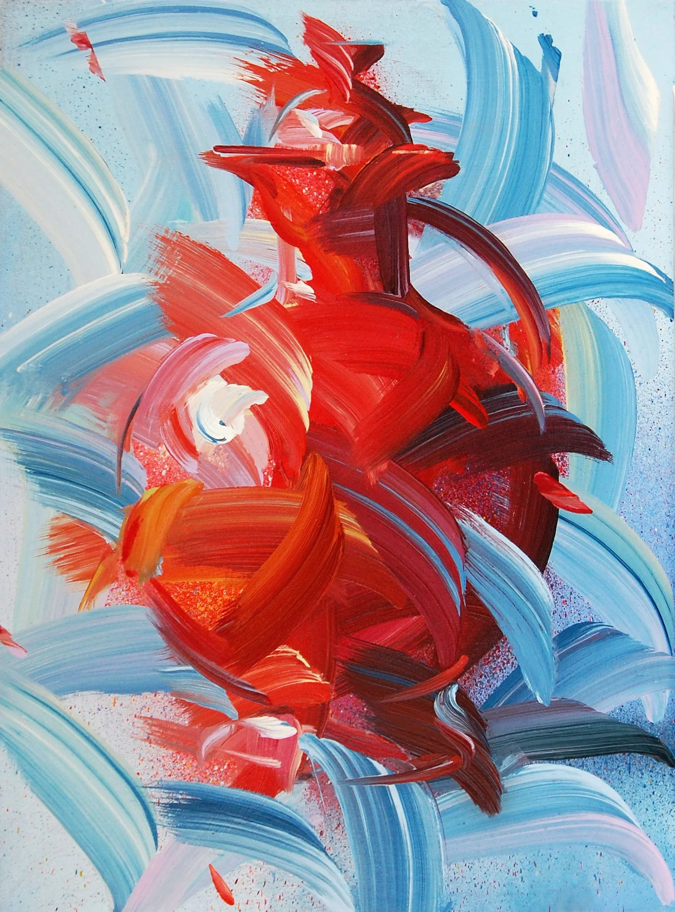 'Red Teapot' 45x60cm