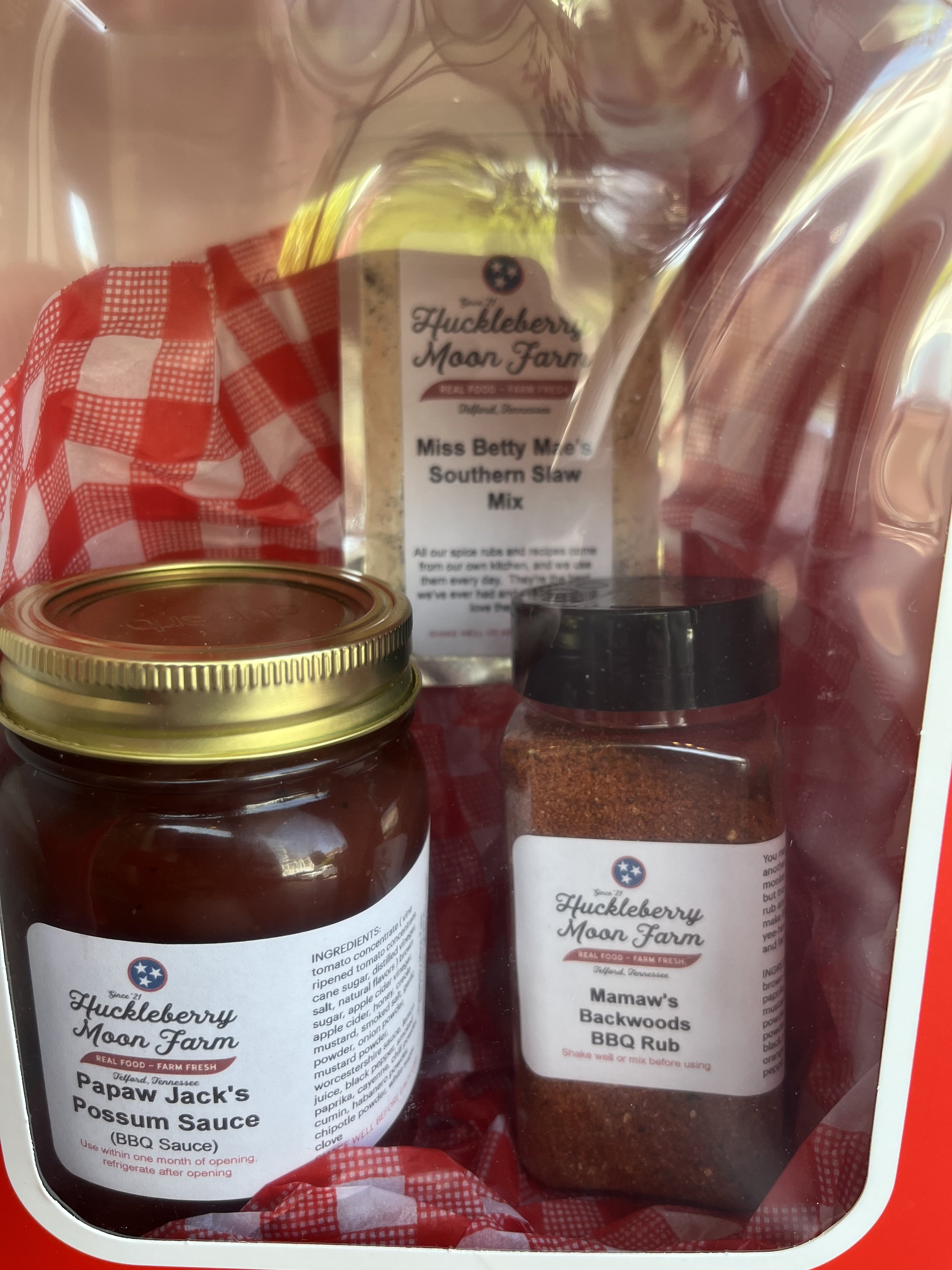 Barbecue collection donated by Huckleberry Moon Farm