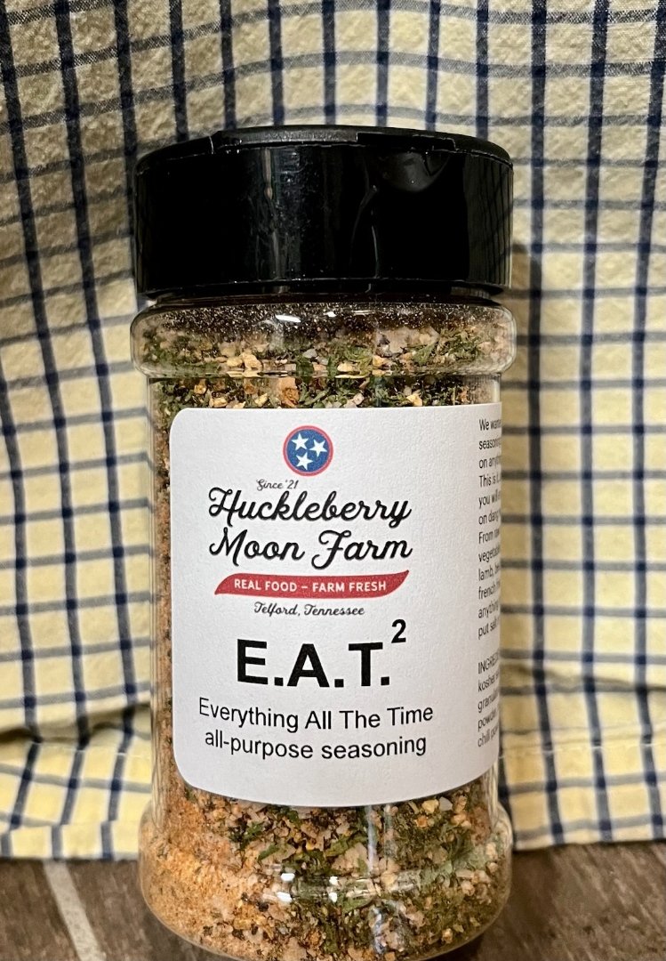E.A.T. All-purpose Seasoning donated by Huckleberry Moon Farm