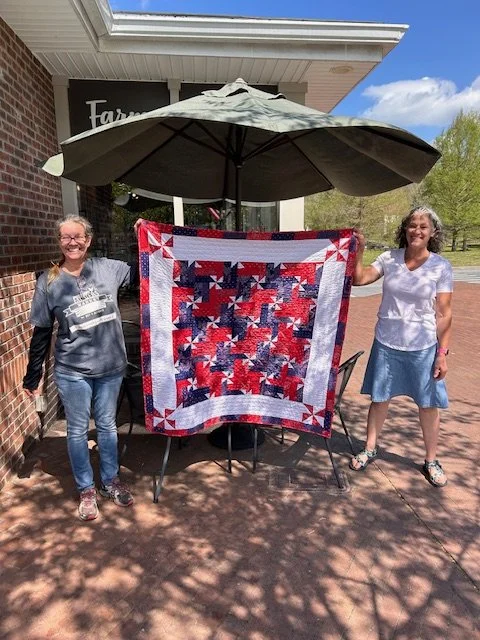 Handmade wall hanging quilt donated by Tabitha Dotson
