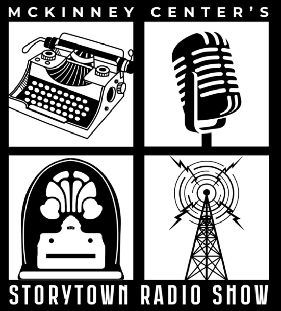 McKinney Center Bundle: 2 season passes to Storytown Radio Show, Gift Certificate to Vintage Glass Suncatcher Windows Workshop, McKinney Center merchandise
