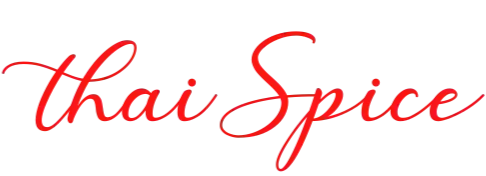 Red logo for Thai Spice restaurant