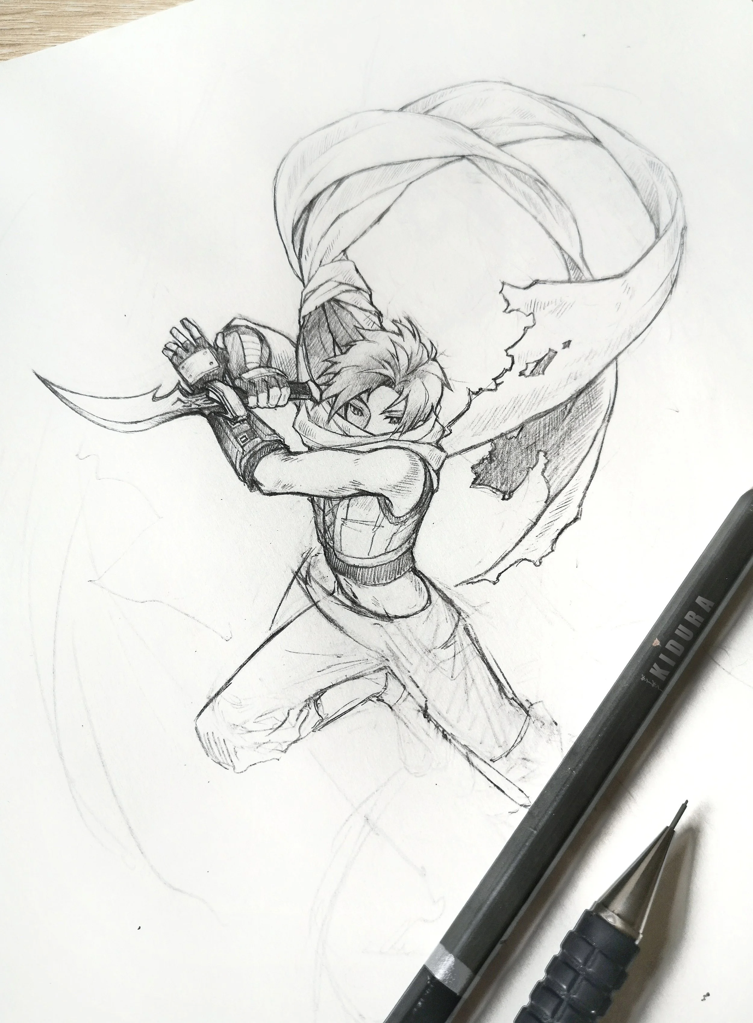 Sketch of Sothe from Fire Emblem