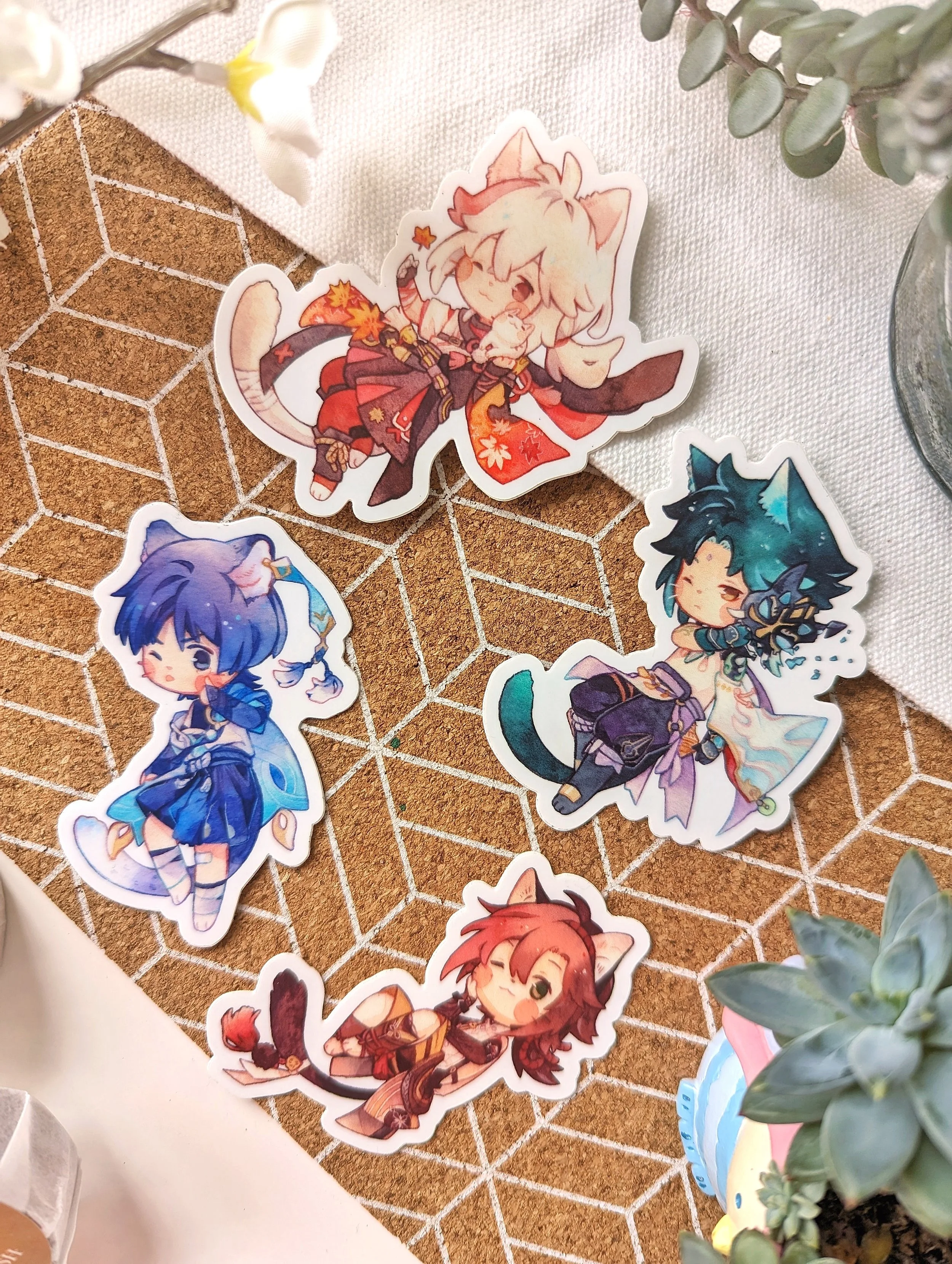 Die-cut stickers