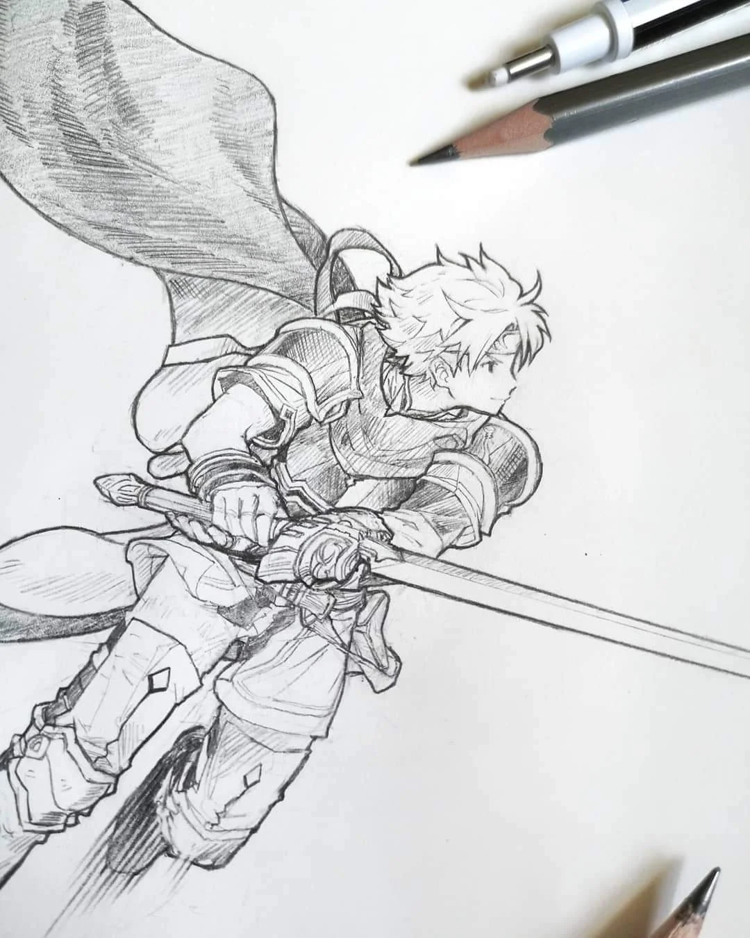 Sketch of Roy from Fire Emblem
