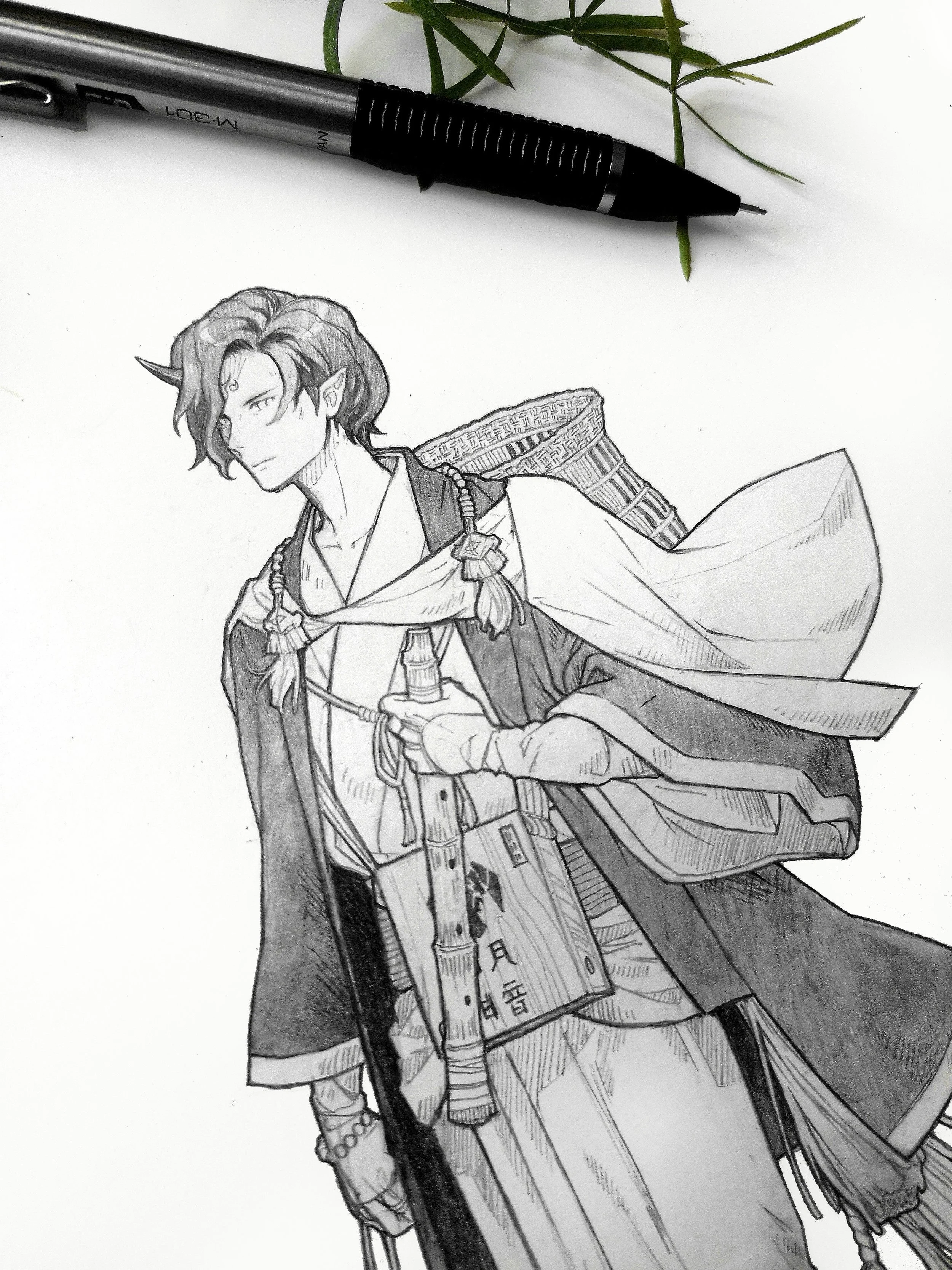 Sketch of Hubert from Fire Emblem