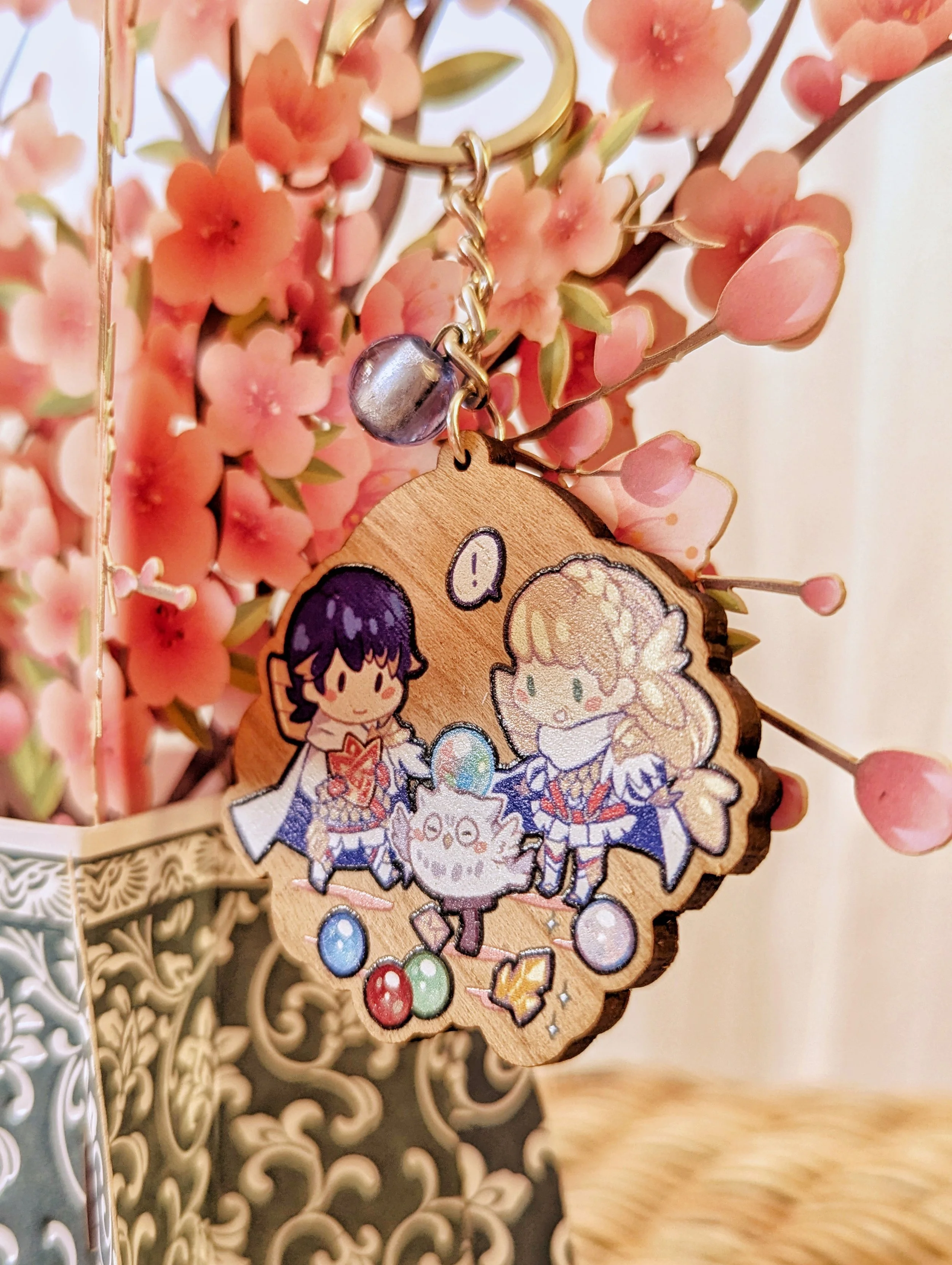 Wooden charms