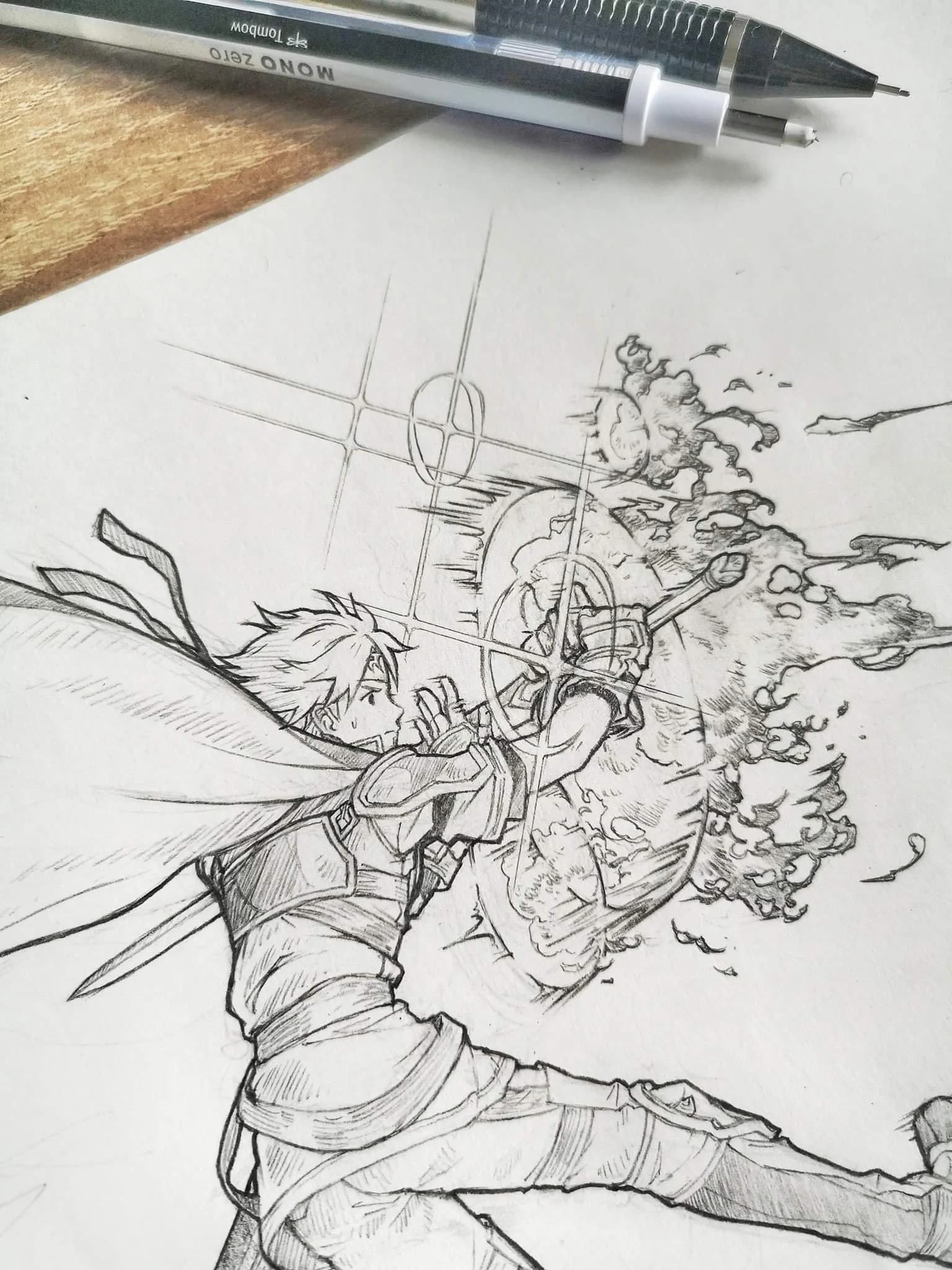 Sketch of Roy from Fire Emblem