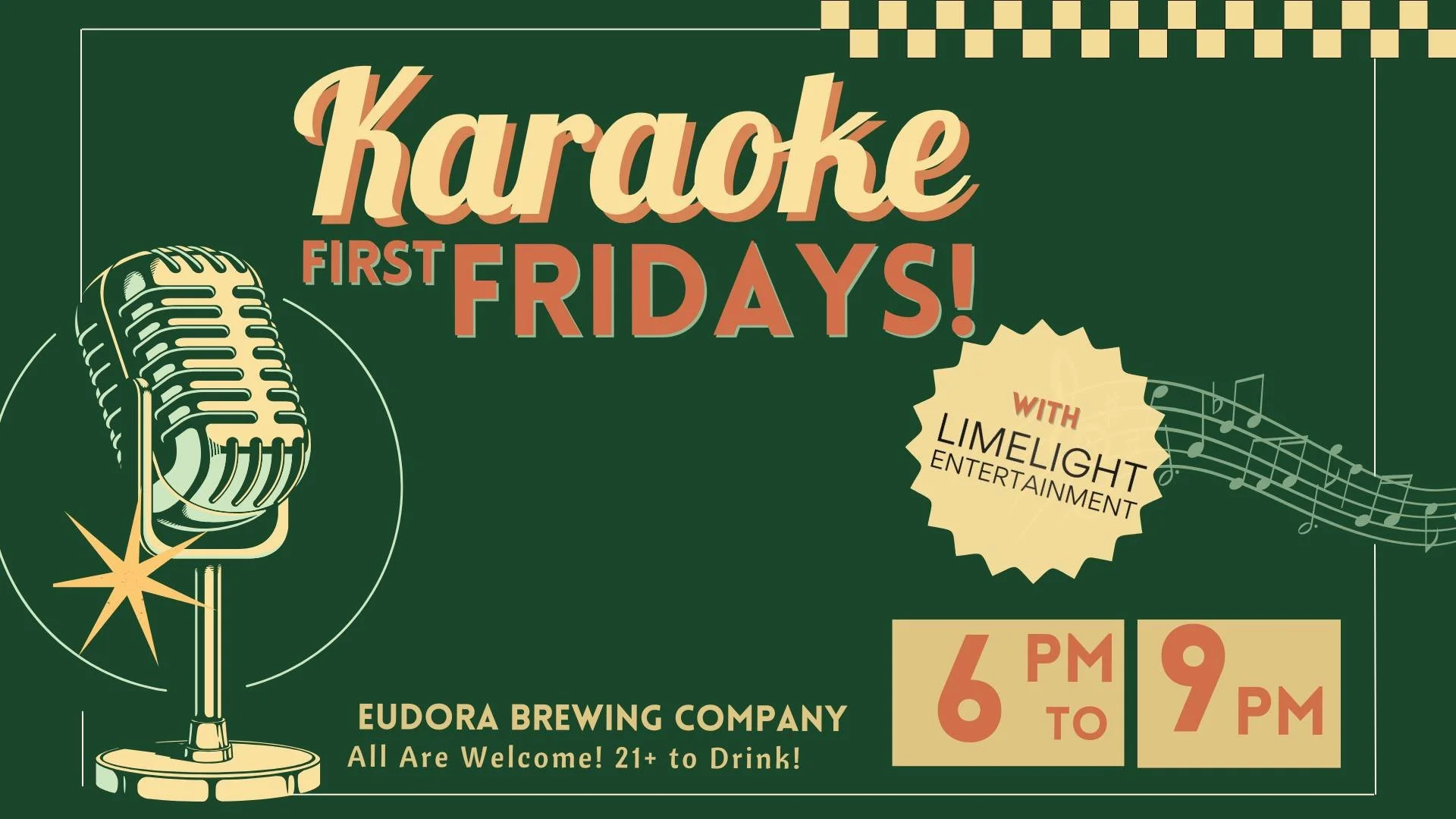 First Friday Karaoke with Limelight Entertainment!