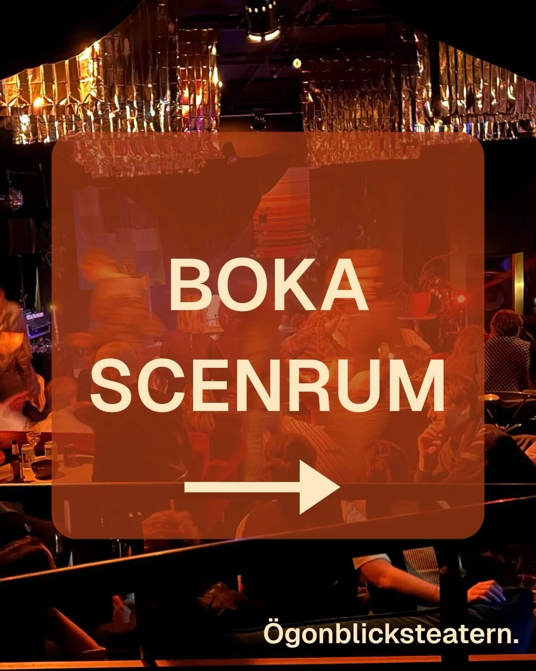 Saknar du lokal f&ouml;r din f&ouml;rest&auml;llning, jazzkv&auml;ll eller dansrep? Hyr v&aring;r black box! 

Publikapacitet - 60 sittande (80 tot ink artister) 
M&aring;tt scenrum - 9x9m 

Mer info och kontakt - l&auml;nk i bio