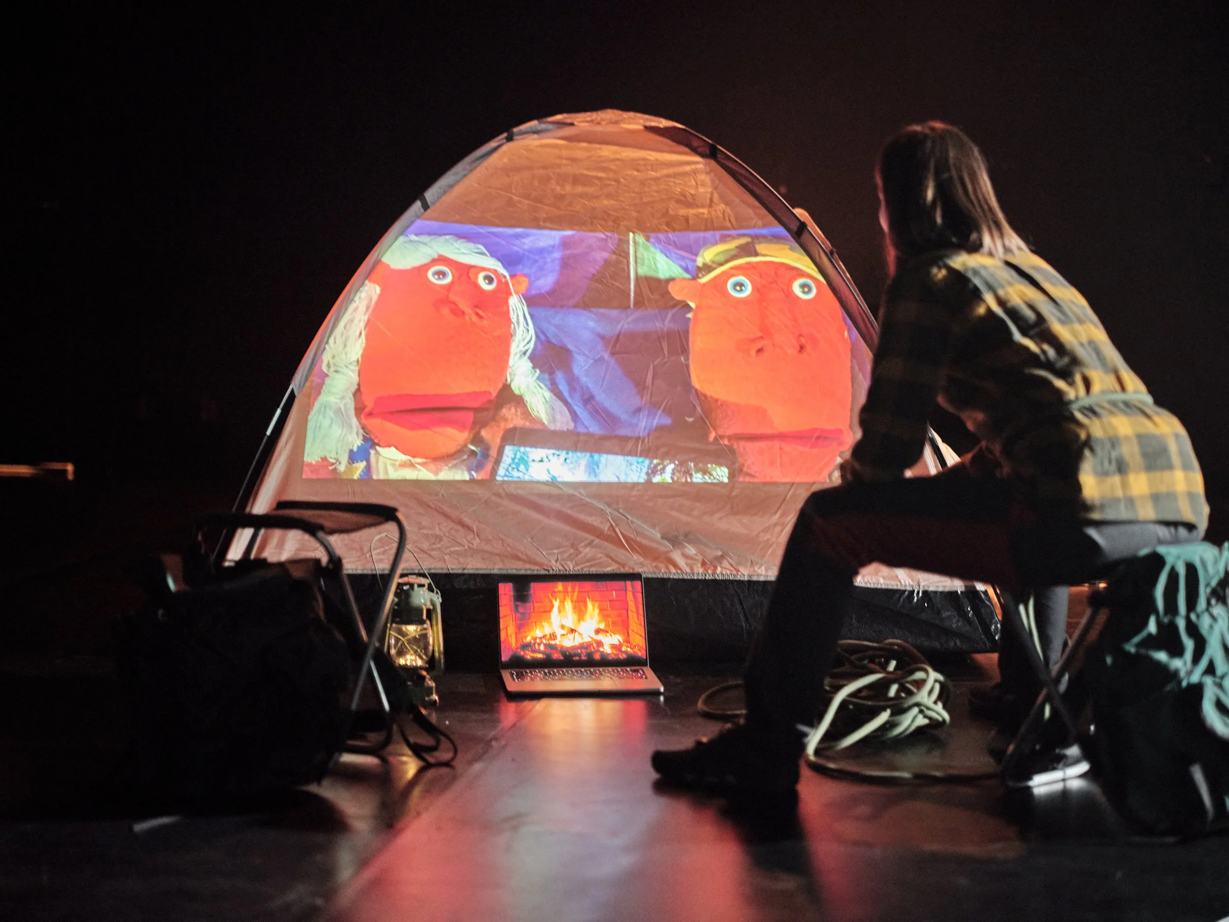 Medverkande: Sara Barkholt Nilsson. Foto: Richard Kavall.