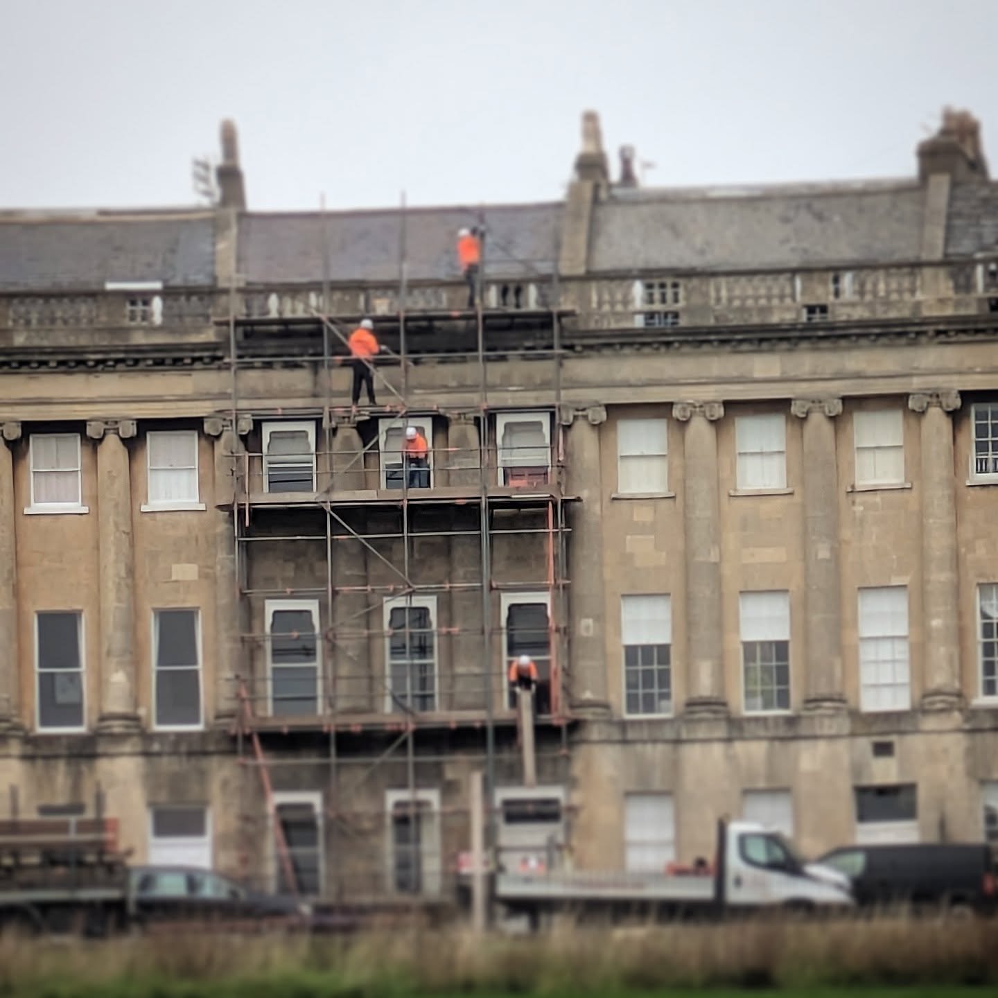 Access remains an important consideration. Scaffold material has changed over the years but principles remain the same. #architect #access #site #constructionsites #scaffolding #architectinthecotswolds #architectinbath #outandabout #yourlocalexpert #