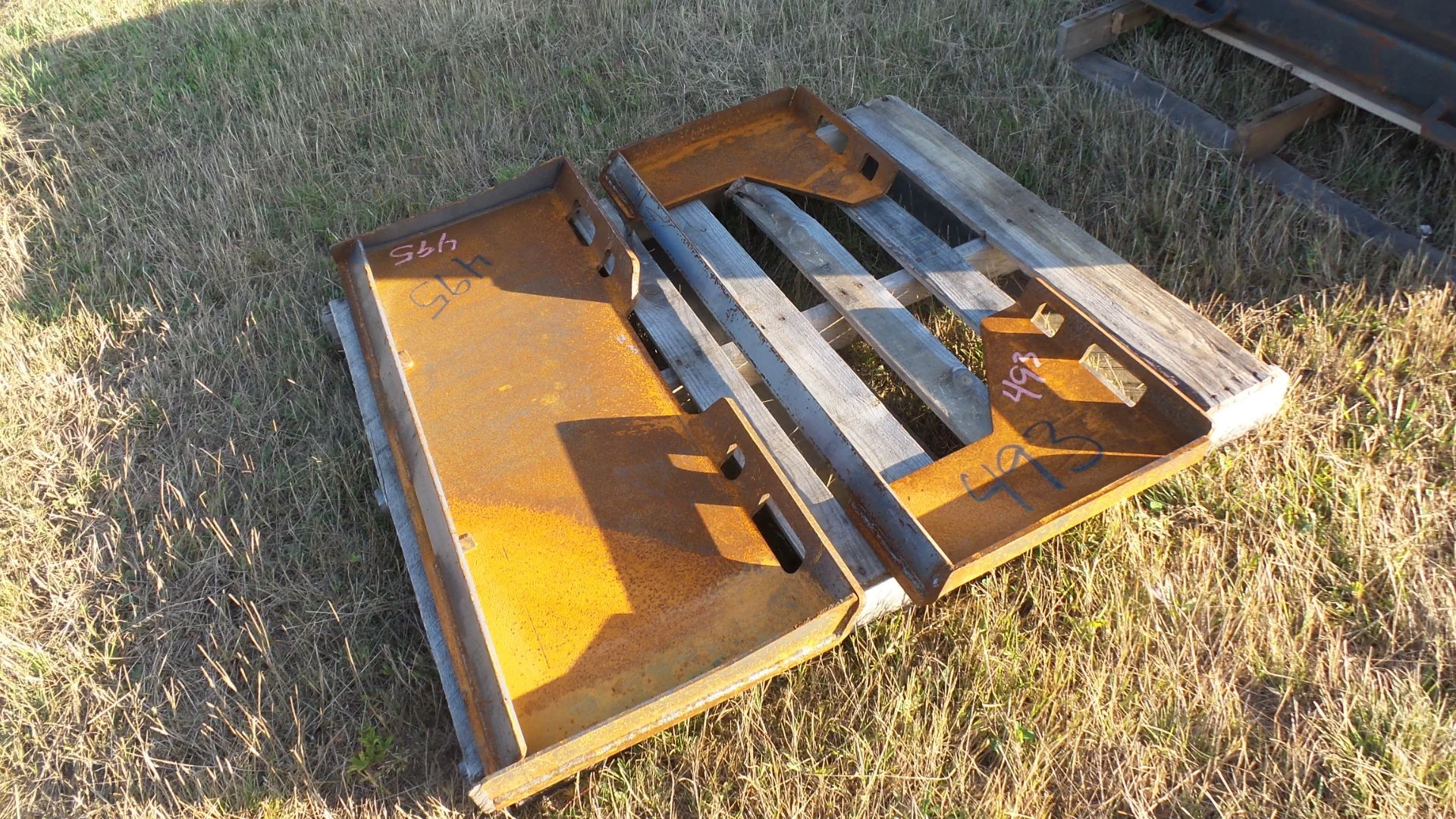 Skid Steer Blank Plates