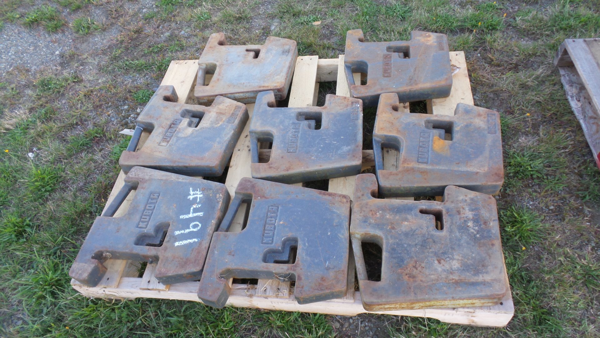 8-100 LB Kubota Weights