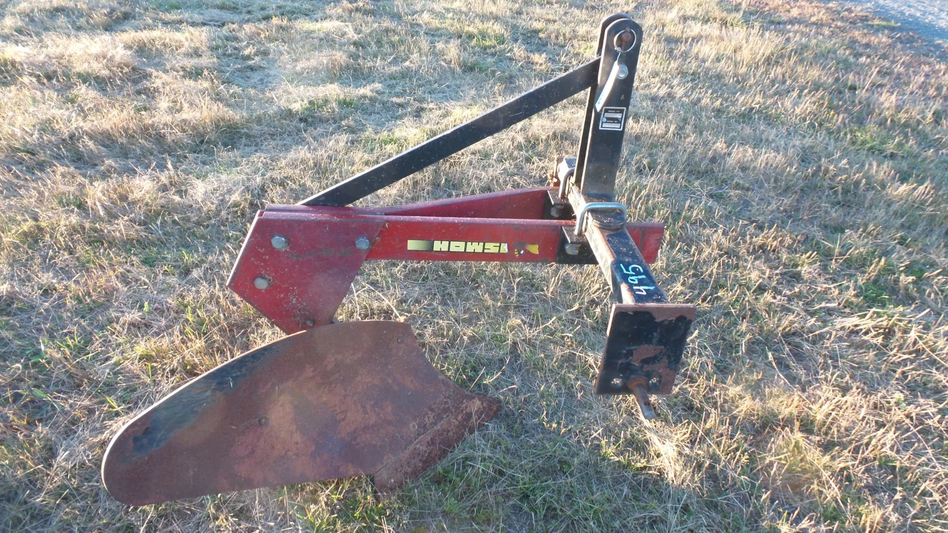 3PH Single Bottom Plow