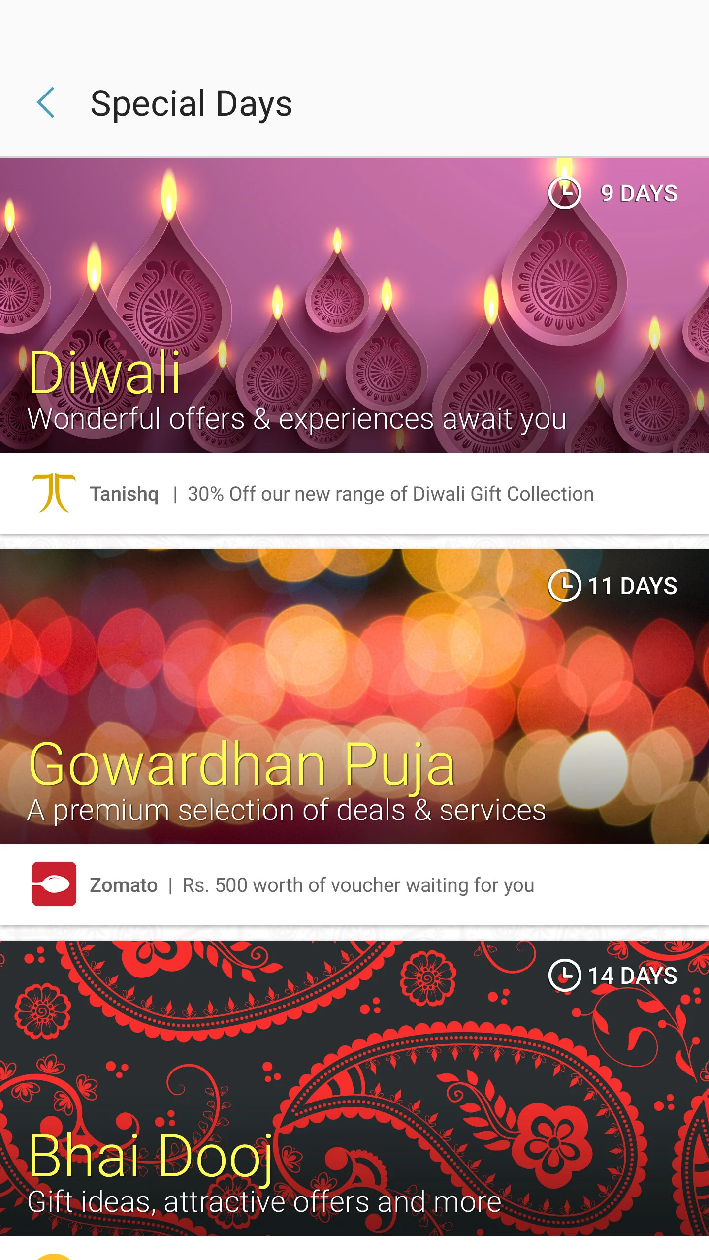 Multiple Festivals