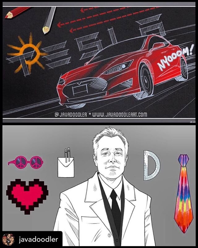 Posted @withrepost &bull; @javadoodler Some fun motion graphics assets created for episode 3 of @legendary pictures&rsquo; &ldquo;Make it work&rdquo; docu-series, episode 3c featuring @teslamotors and Elon Musk. ☕️🎨 #film #filmfestival #figmentforge