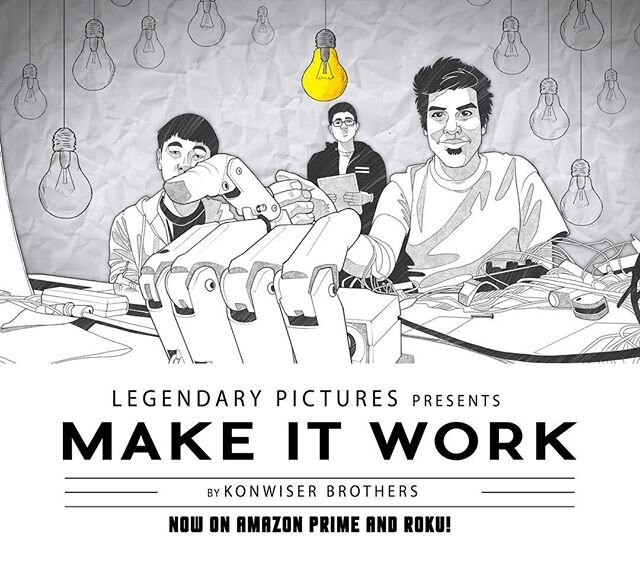 Awesome News! The docu-series @figmentforge worked on for Legendary Pictures is now live on @amazonprimevideo and @rokuplayer! Check out &ldquo;Make it Work&rdquo; - 4 episodes narrated by #nerdfighter @hankgreen, all about getting kids from all walk