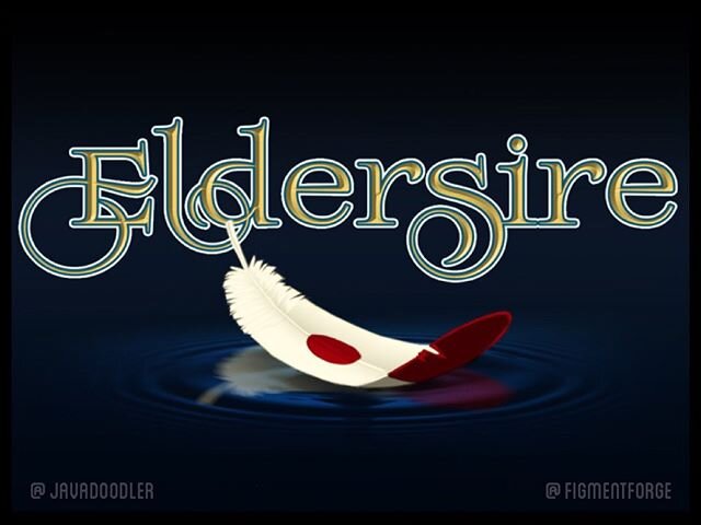 So this was super fun. Getting our @figmentforge website up gave us a great excuse to polish up a couple of logos for our IP&rsquo;s. #Eldersire and #GarudaRising are both concepts by @javadoodler, while #PreciousHectorCC (and its logo) is a shared b