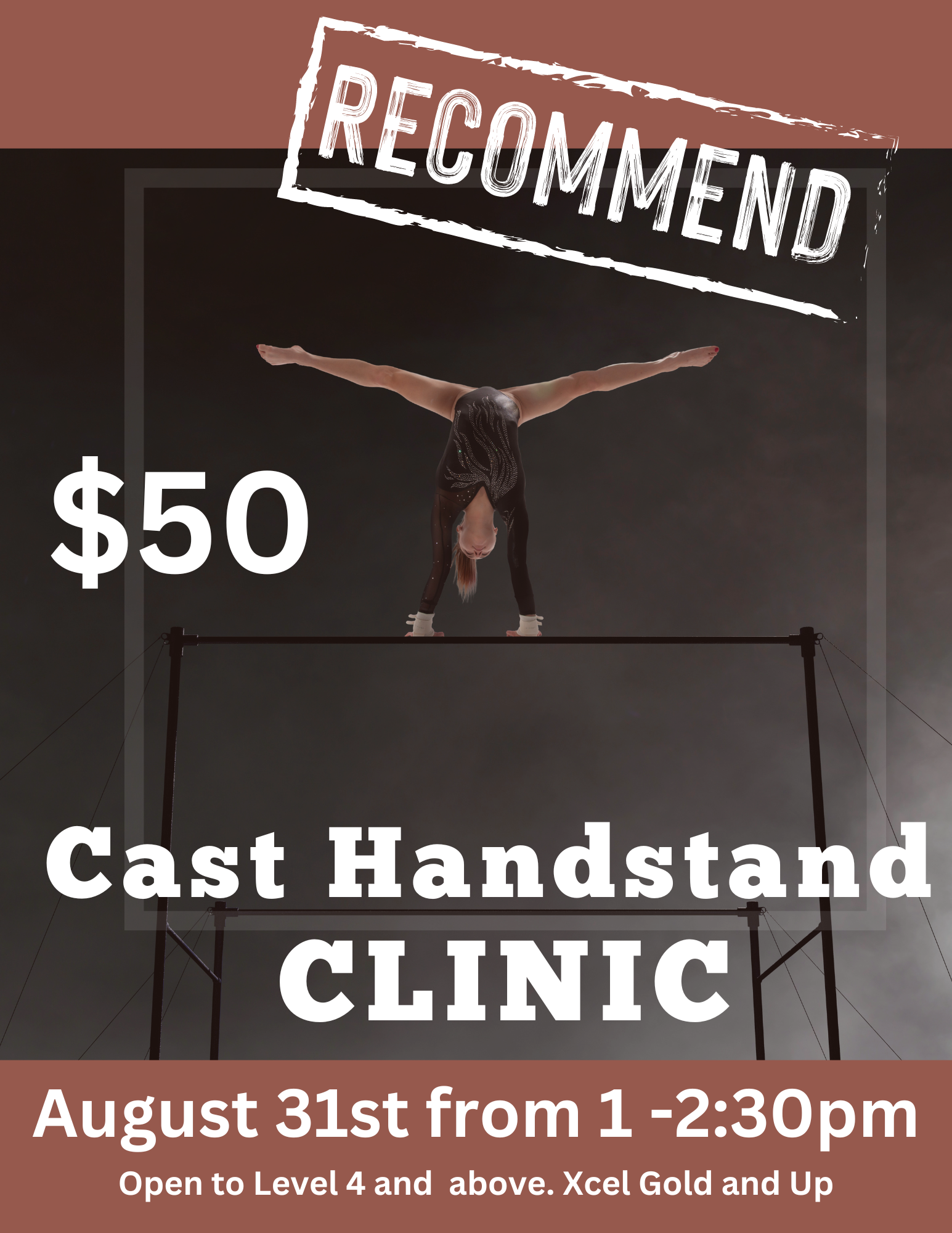 2024 Summer Recreational Floor & Bars Clinic — Springs Gymnastics