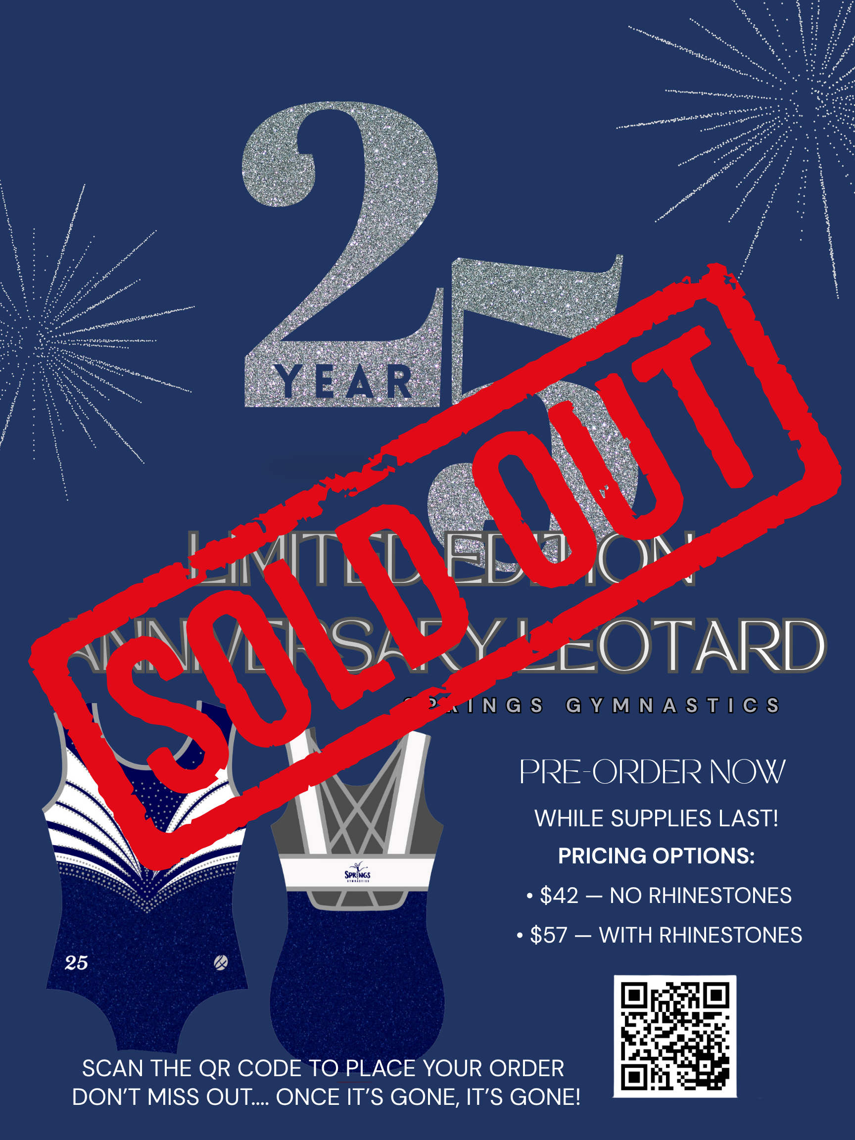 SOLD OUT - Limited Edition Leotard