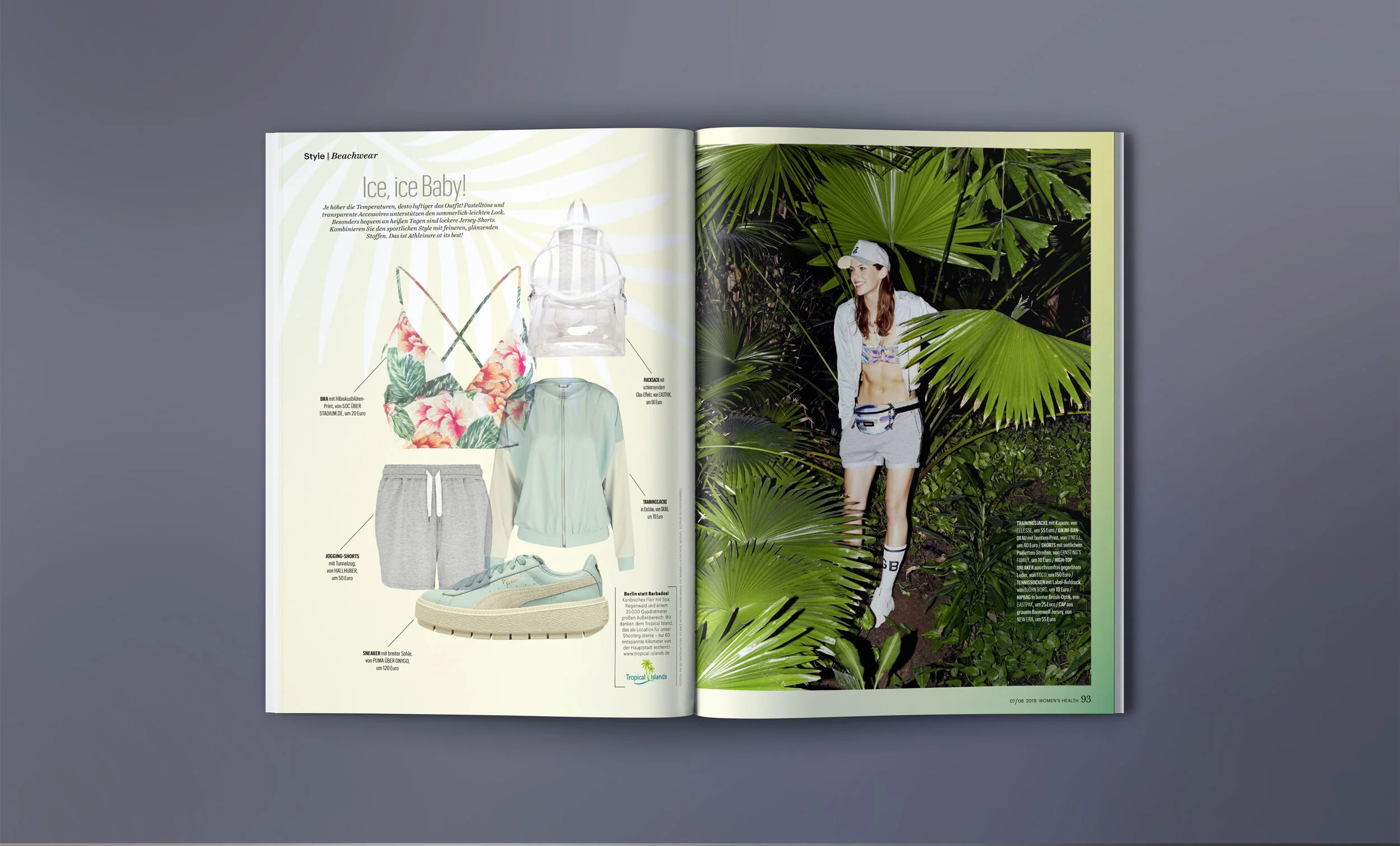 Layout: Women´s Health 07 / 08 / 2018, Fotos: Florian Raz, Text: Nina Nestler