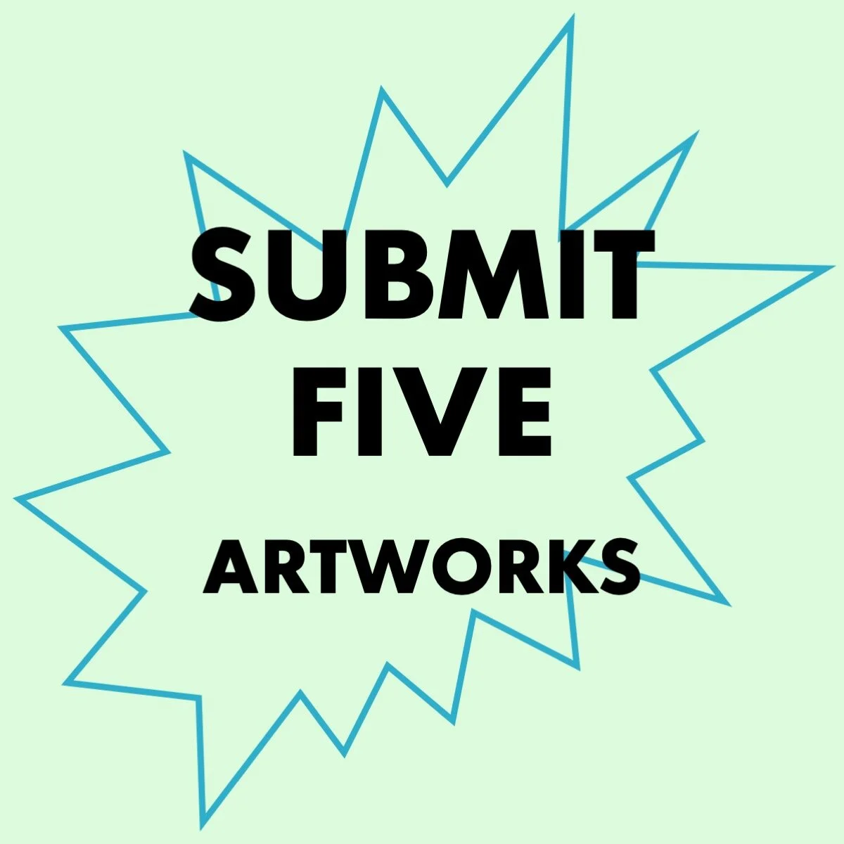Online form to submit up to 5 artworks