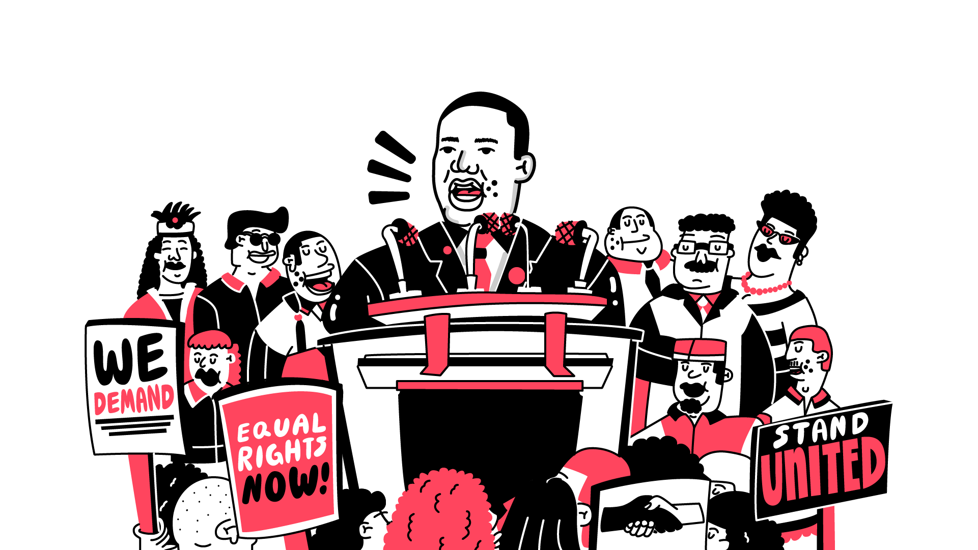 Process Frame: MLK at the Podium