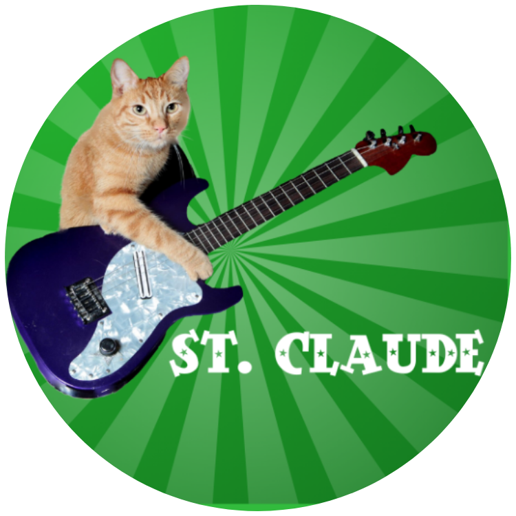 St Claude "The Twin" Button Magnet
