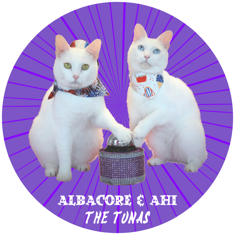Ahi and Albacore "the Tunas" Button/Magnet