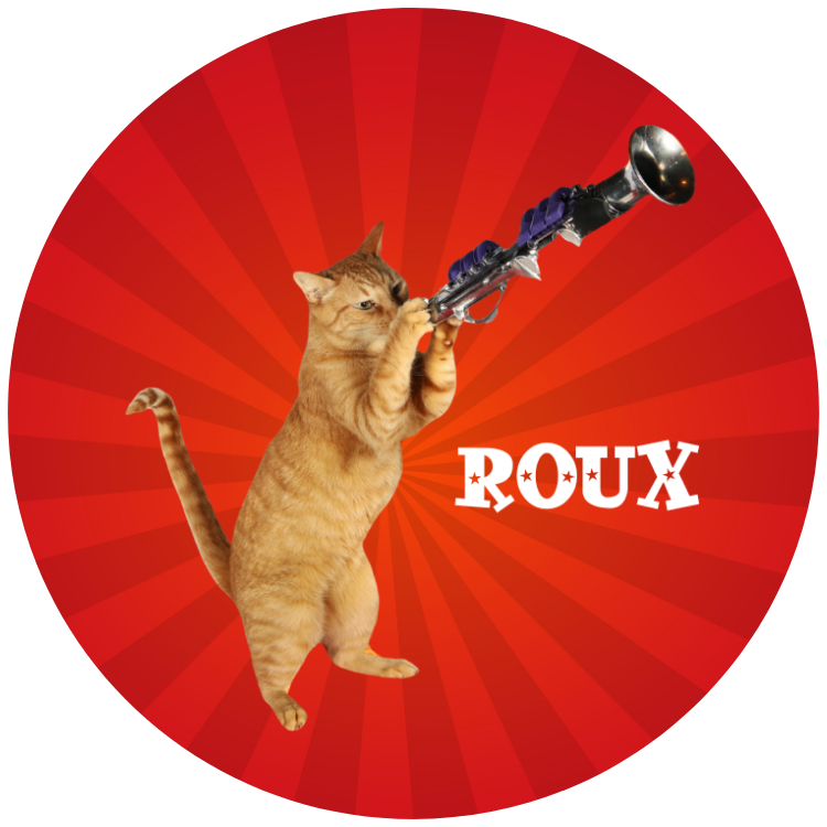 Roux "the Twin" Button Magnet