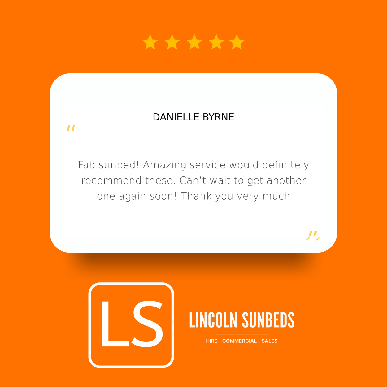 Lincoln sunbeds review