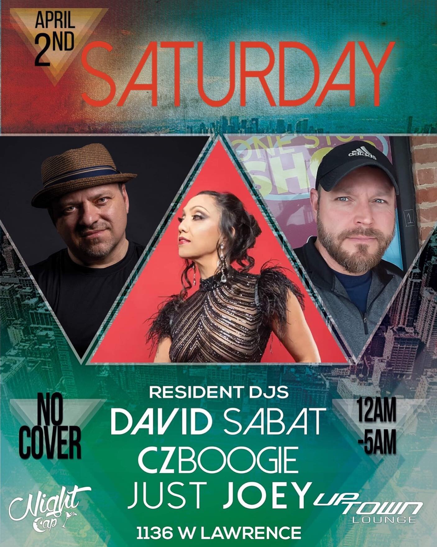 Back at Uptown Lounge this Saturday with the resident crew, Just Joey and @czboogie Join us 12a-5a no cover House Music all night long! 1136 W Lawrence