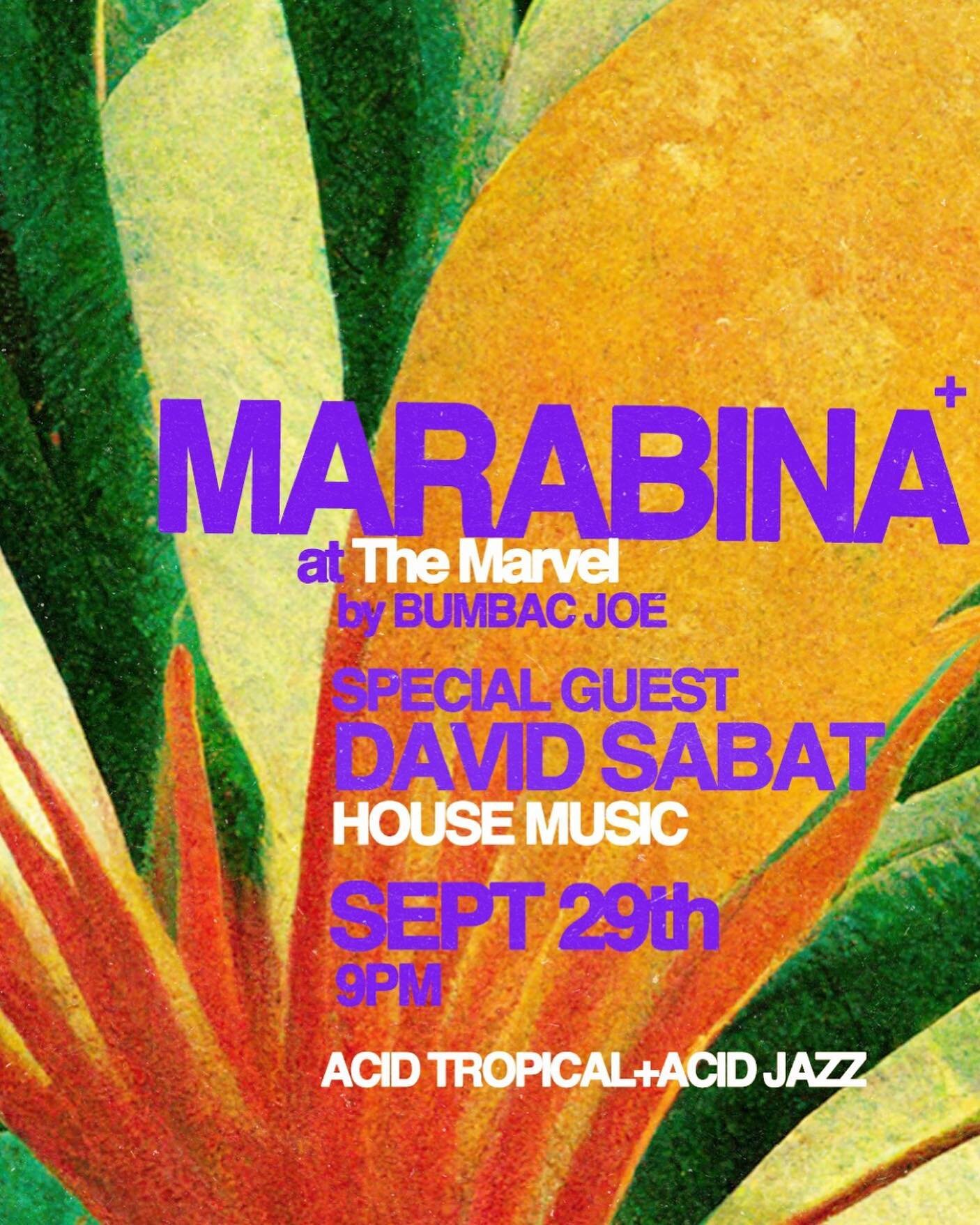 I&rsquo;m excited to join 
@bumbacjoemusic at The Marvel, 736 N Clark, this Thursday beginning at 9pm-2am. We will be jamming to some deep Afro-Latin-Soul house vibes! No cover! Join us!