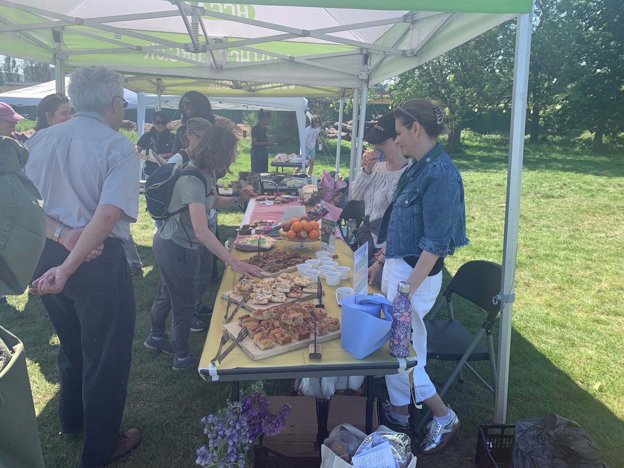 Nourish Hub provided a groaning board of goodies