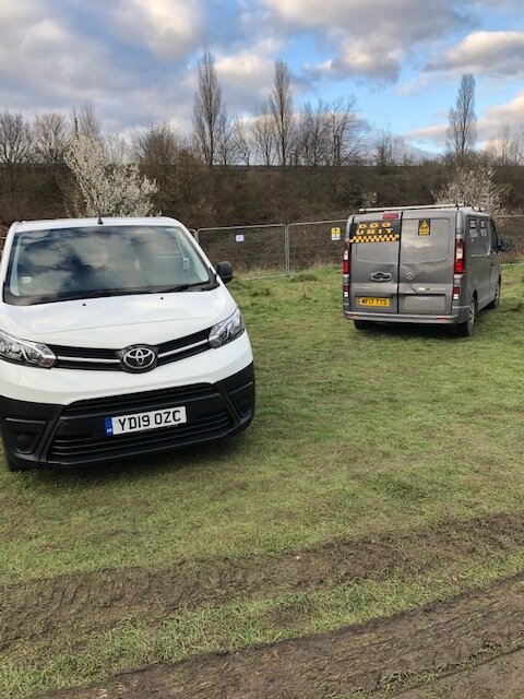 People carrier and dog van