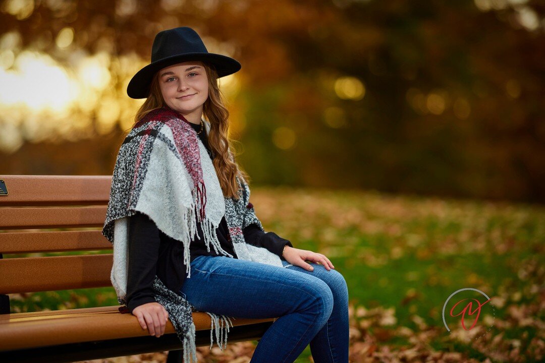 This sunset session was absolutely beautiful! Emily came totally prepared with the perfect outfits for her fall shoot and wow! Fire! The perfect fall styles, stunning hair and makeup, great weather, we had it all and the final product shows it! Great