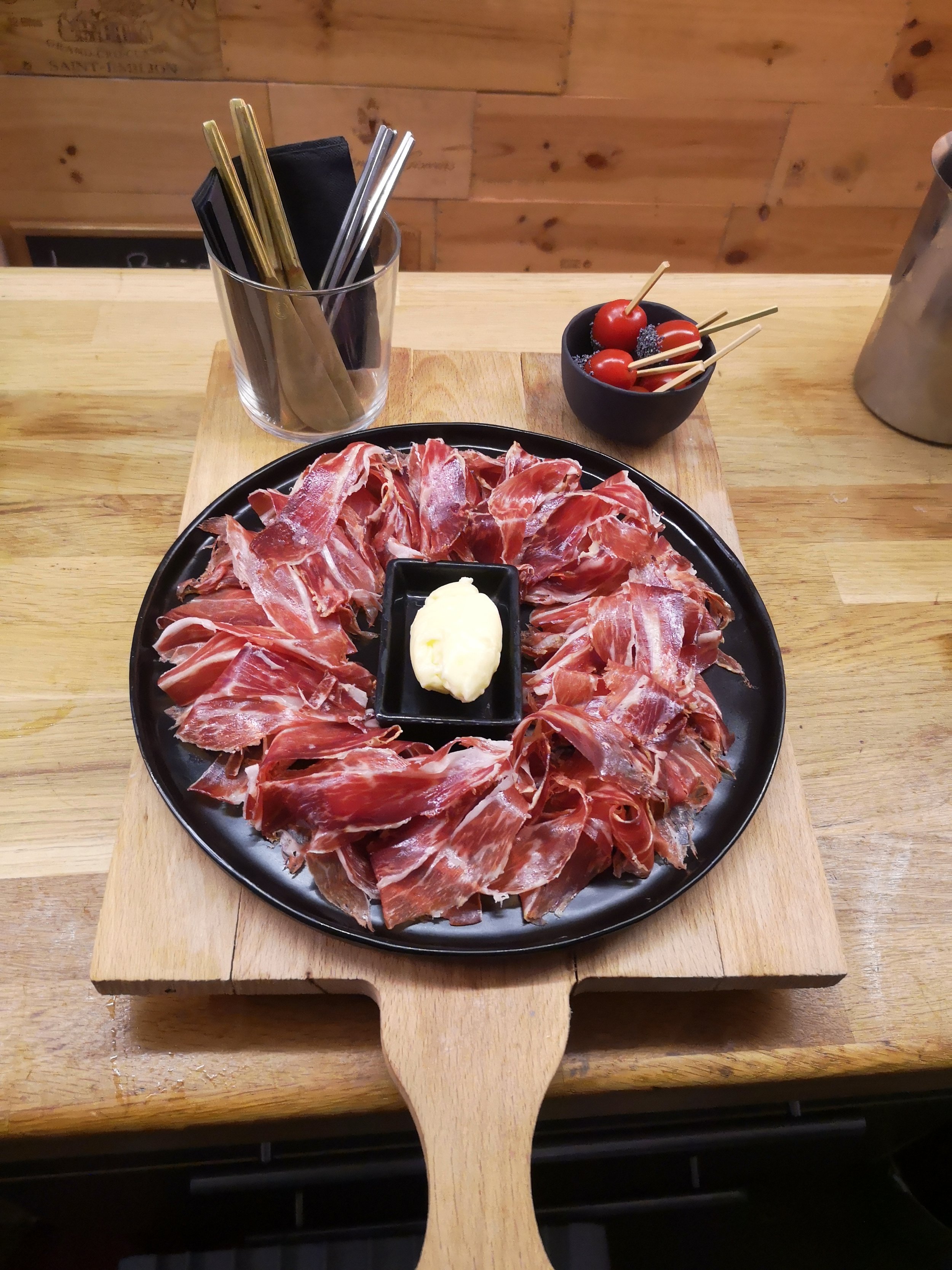 ASSIETTE JAMBON CEBO IBERIQUE