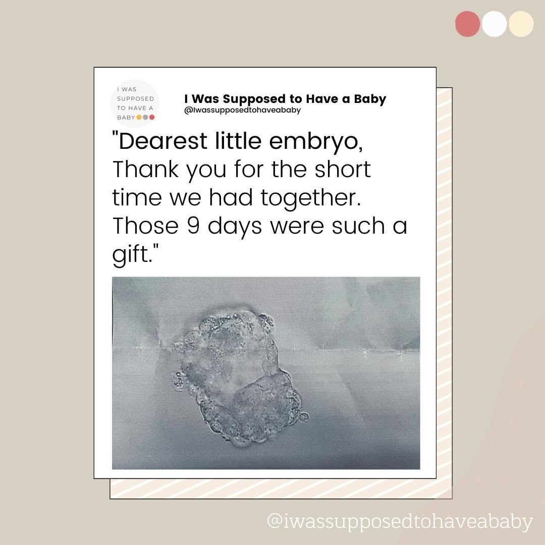 Dearest Little Embryo